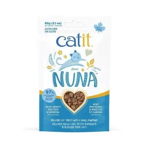 Catit Nuna Insect Protein & Herring Crunchy Cat Treats